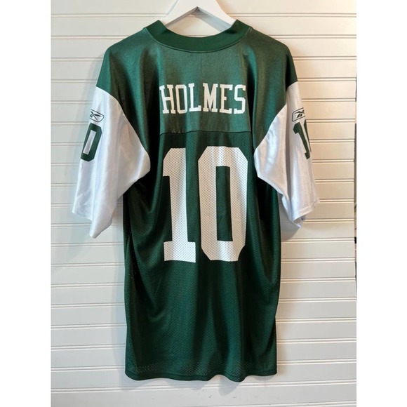 New York Jets Holmes 10 Jersey Reebok NFL Team Apparel Medium - Picture 4 of 13